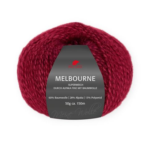 Melbourne Pro Lana, Rot, aus Baumwolle