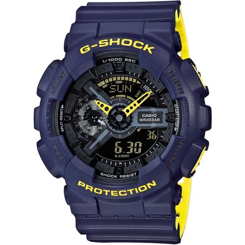 Casio G-Shock Uhr GA-110LN-2AER blau gelb
