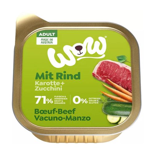 WOW Adult Rind mit Karotten und Zucchini 11x150g