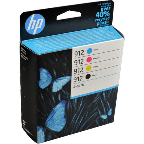 4 HP Tinten 6ZC74AE 912 4-farbig