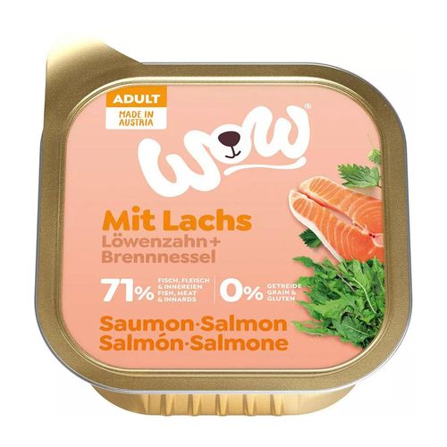 WOW Adult Lachs mit Löwenzahn und Brennnessel 11x150g