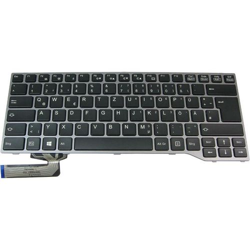 Original Tastatur Notebook Keyboard Austausch Deutsch qwertz mit Rahmen für Fujitsu Siemens E733 E734 E743 E744 E544 FJM14B76003D85 U-102 CP629238-03