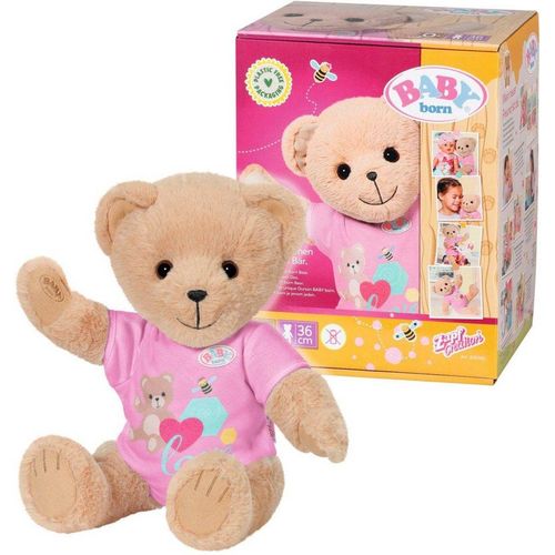 Baby Born Kuscheltier Teddy Bär, pink, inklusive Strampler - Teddybär, rosa