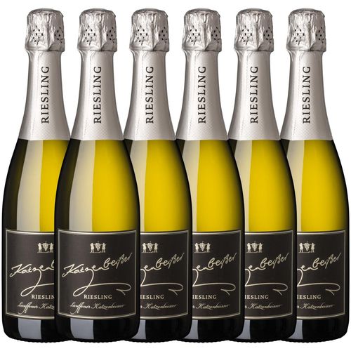 Lauffener Katzenbeißer Riesling Sekt b.A. trocken 0,75l - 6er Karton