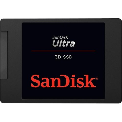 Sandisk Ultra 3D SSD interne SSD (1TB) 2,5"" 560 MB/S Lesegeschwindigkeit, 530 MB/S Schreibgeschwindigkeit, schwarz