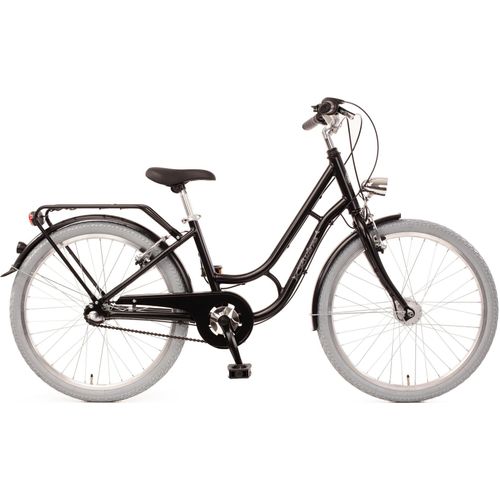 Jugendfahrrad BACHTENKIRCH „BULEVA“ Fahrräder Gr. 35 cm, 24 Zoll (60,96 cm), schwarz Kinder Alle Fahrräder