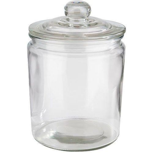APS Vorratsglas Classic, Glas, (1-tlg), vielseitig einsetzbar, z.B. für Kekse, Zucker, Mehl, Müsli …, weiß