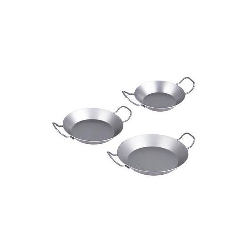 chg Servierpfannen-Set silber 20 cm + 24 cm + 28 cm