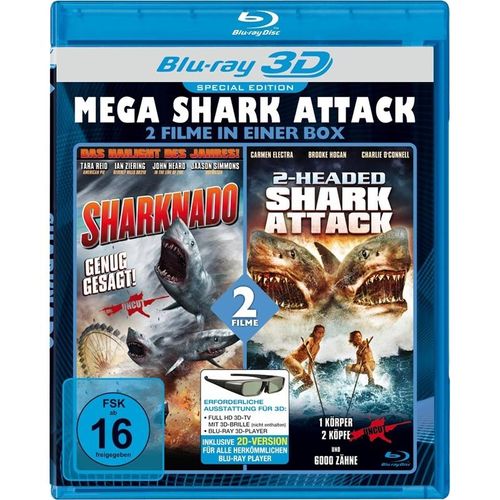 Mega Shark Attack - Sharknado & 2-Headed Shark Attack Special Edition (Blu-ray)