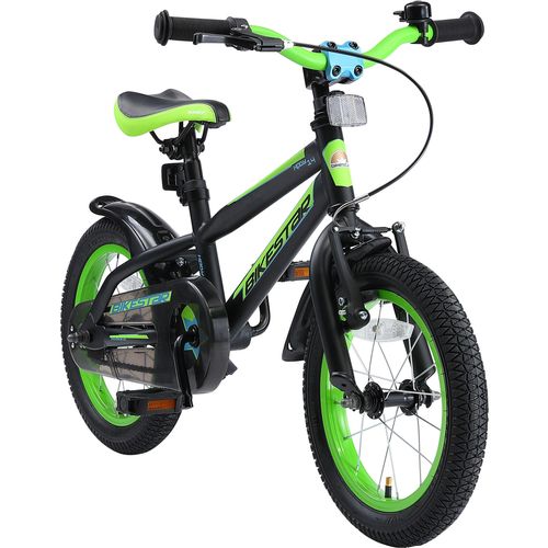 Kinderfahrrad BIKESTAR Fahrräder Gr. 20 cm, 14 Zoll (35,56 cm), schwarz Kinder Kinderfahrräder