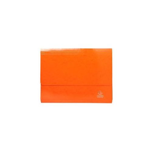 Exacompta Iderama Dokumentenmappe 6508Z Karton 35,7 (B) x 24,5 (T) x 0,4 (H) cm Orange 10 Stück