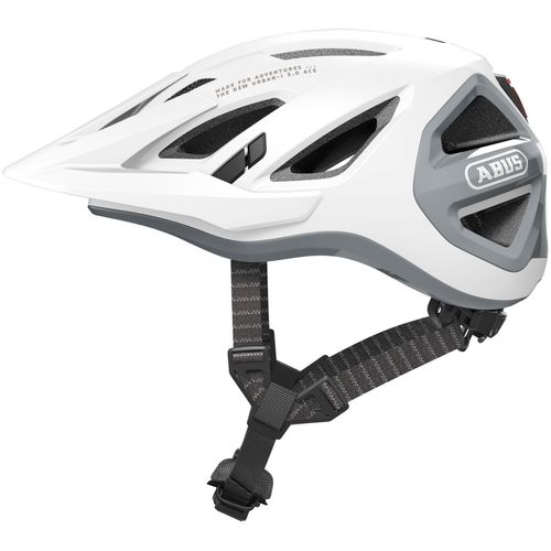 Fahrradhelm ABUS „URBAN-I 3.0 ACE“ Helme Gr. L Kopfumfang: 56 cm – 61 cm, weiß Fahrradhelme für Erwachsene