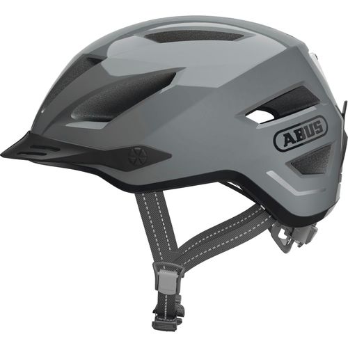 Fahrradhelm ABUS „PEDELEC 2.0“ Helme Gr. L Kopfumfang: 56 cm – 62 cm, grau Fahrradhelme für Erwachsene