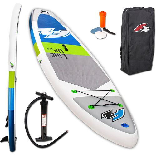 Inflatable SUP-Board F2 „F2 Line Up SMO blue“ Wassersportboards Gr. 11,5 350 cm, blau Stand Up Paddle