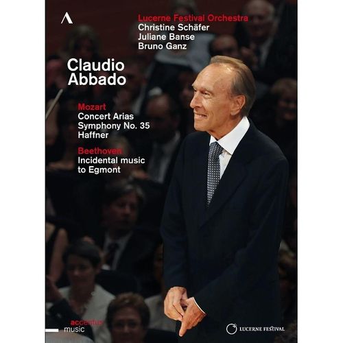 Claudio Abbado-Sinfonie 35,... - Abbado, Lucerne Festival Orch., Schäfer, Banse, Ganz. (DVD)
