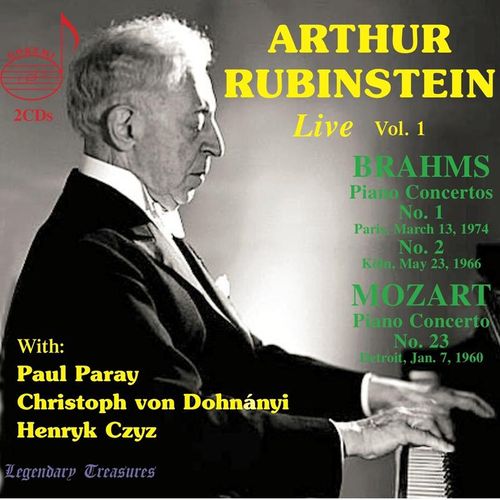 Arthur Rubinstein: Live,Vol.1 - Artur Rubinstein, Paul Paray, Christoph von Dohnányi. (CD)