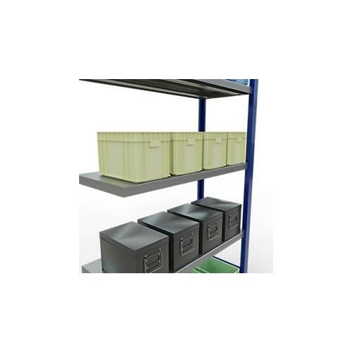 SCHULTE Lagertechnik - Stecksystem Anbauregal - 2000x1000x400 mm, Typ 250 kg