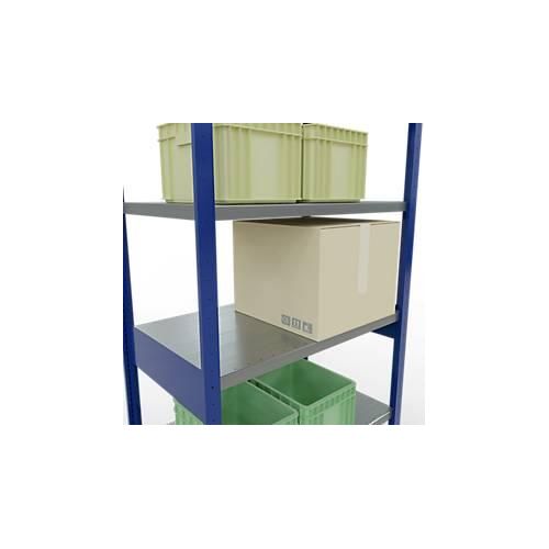 SCHULTE Lagertechnik - Stecksystem Grundregal - 2500x1000x600 mm, Typ 250 kg