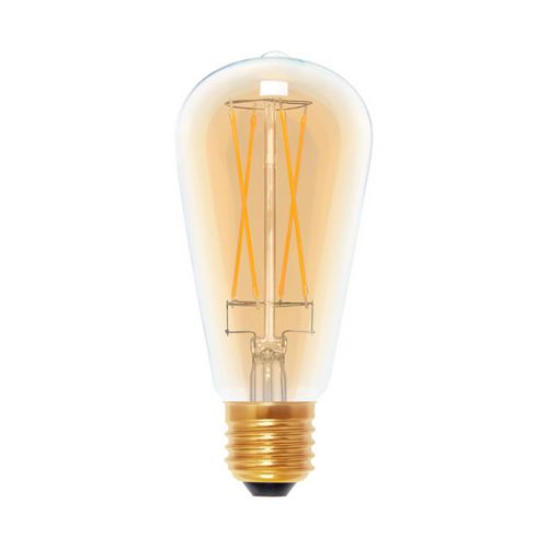 SEGULA LED-Lampe E27 ST64 5W 2.200K gold/gold dim