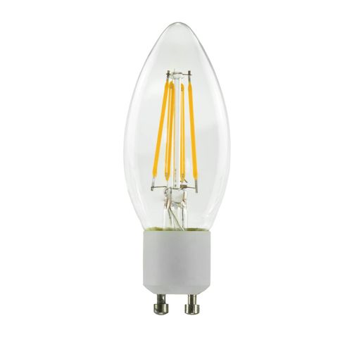 SEGULA LED-Kerzenlampe GU10 3W Filament dim 2.200K