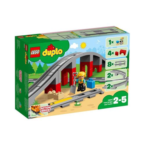 LEGO® 10872 DUPLO® Eisenbahnbrücke und Schienen