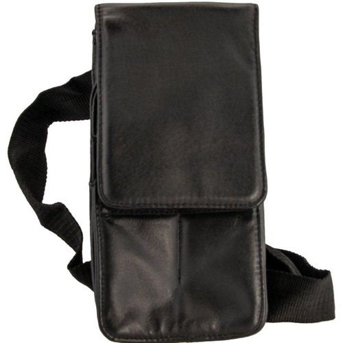 Werkzeugtasche Echt-Leder Tragegurt, verschließbar, 23x12 cm