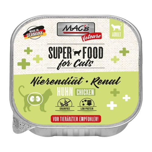 MAC's Cat Vetcare Huhn Nierendiät 16x100g