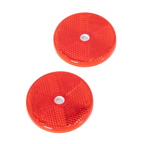 2-in-1-Rundreflektoren rot, Norauto, 2 Stück Image
