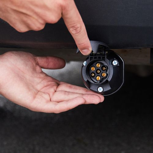 Norauto 7-polige Steckdose aus Kunststoff für Anhängerkupplungen
