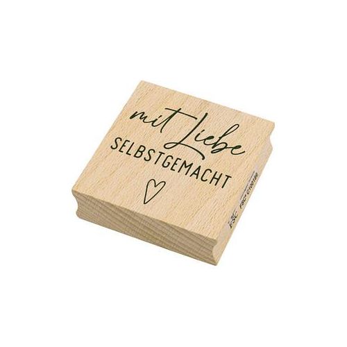 artoz Motivstempel Mit Liebe gemacht 4,0 x 6,0 cm