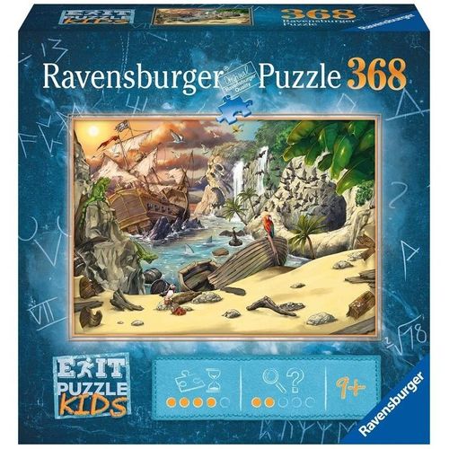 Ravensburger EXIT Puzzle Kids - 12954 Das Piratenabenteuer - 368 Teile Puzzle fü
