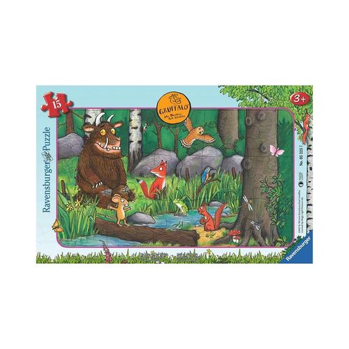 Ravensburger Kinderpuzzle - 05225 Die Maus und der Grüffelo - Rahmenpuzzle für K