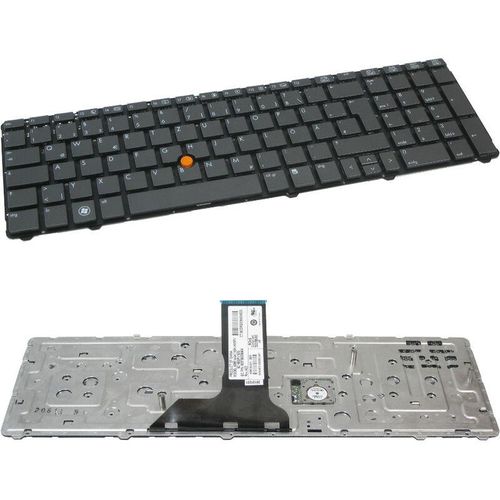 Trade-Shop Original Laptop-Tastatur mit Trackpoint Notebook Keyboard Ersatz Deutsch QWERTZ für HP EliteBook 8760P HP EliteBook 8760W (Deutsches