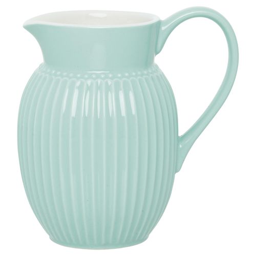 GreenGate Krug aus Steingut Alice, cool mint 0,5L