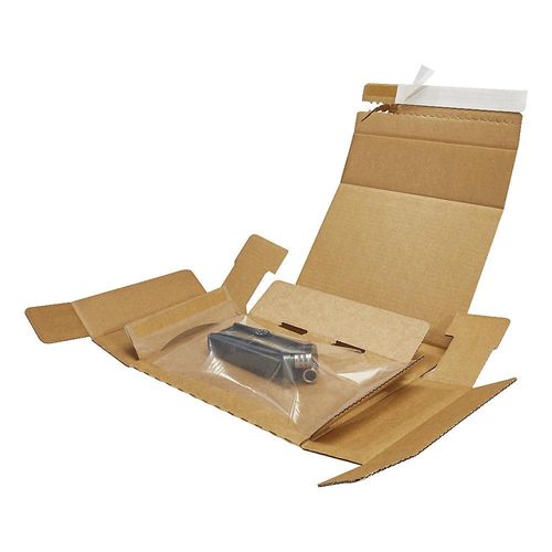 ratioform flow Quicksnap Fixierverpackung, VE 5 Stk, Innenmaße 200 x 80 x 25 mm, ab 20 VE