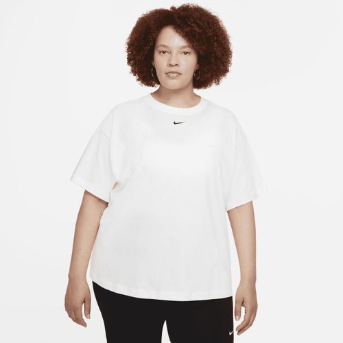 Nike Sportswear Essential extragroßes Kurzarmoberteil für Damen (große Größe) - Weiß