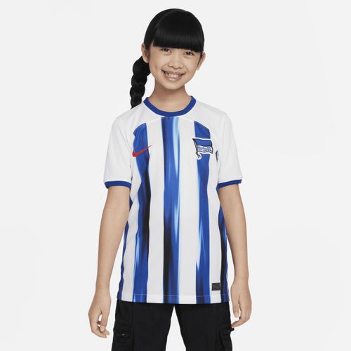 Hertha BSC 2023/24 Stadium Thuis Nike Dri-FIT voetbalshirt voor oudere kids - Wit