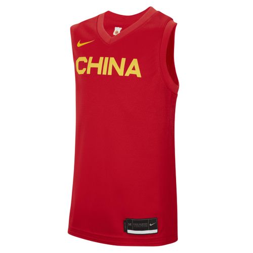 China (Road) Nike basketbaljersey voor kids - Rood