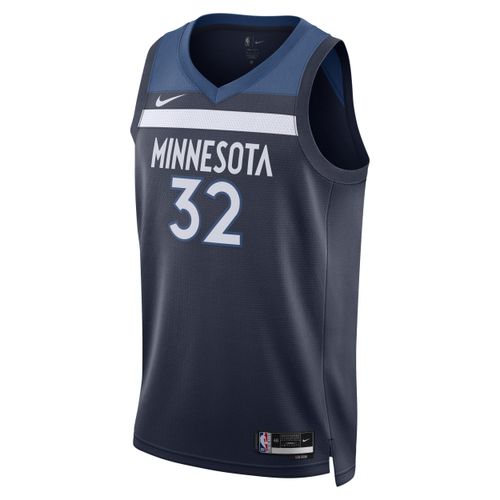 Minnesota Timberwolves Icon Edition 2022/23 Nike Dri-FIT Swingman NBA-jersey voor heren - Blauw