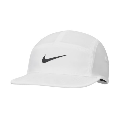 Nike Dri-FIT Fly ongestructureerde Swoosh pet - Wit