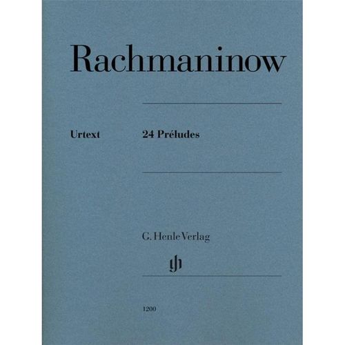 Sergej Rachmaninow - 24 Préludes - Sergej W. Rachmaninow, Kartoniert (TB)