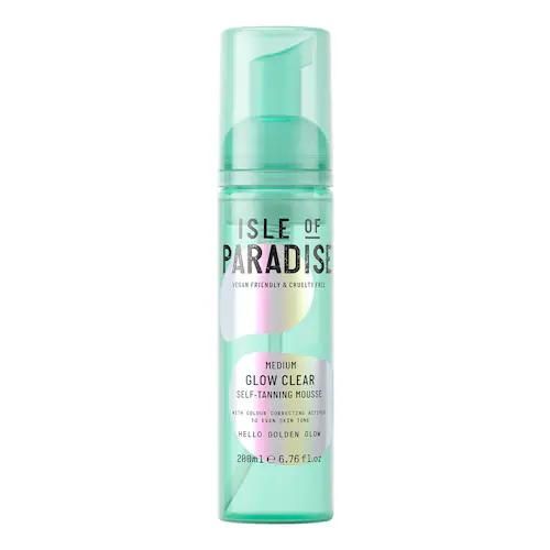 Isle Of Paradise – Glow Clear Self Tanning Mousse – glow Clear Mousse Green 200ml