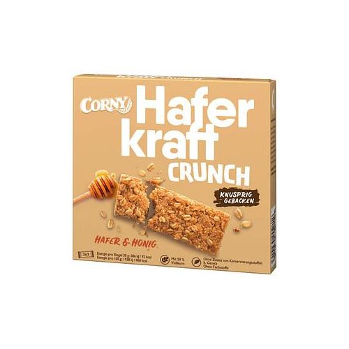 CORNY Haferkraft Crunch Müsliriegel 6 Riegel