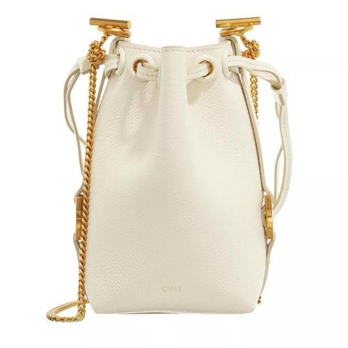 Chloé Beuteltasche – Marcie Mikro Bucket Bag – in creme – Beuteltasche für Damen