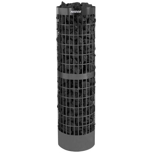 Harvia – Cilindro Pro 10/13,2 kW Black Steel PC100E/135E Saunaofen Elektroofen Edelstahl schwarz