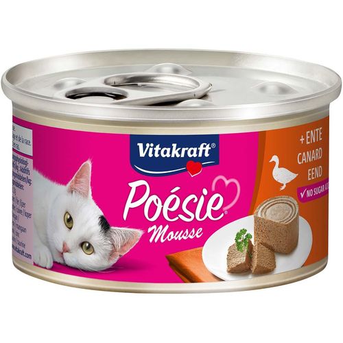 Vitakraft Katzenfutter Poésie Mousse Ente 48x85g