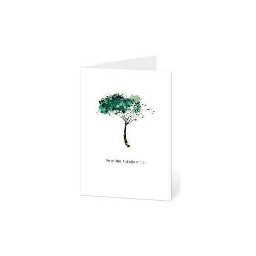 LUMA Trauerkarte Baum DIN B6