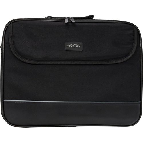 Hyrican Laptoptasche Laptop Tasche für Notebooks bis 15,6 Zoll, Business Computertasche, Umhängetasche, Schultertasche, Notebooktasche, schwarz