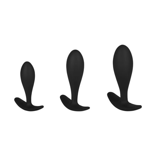 Sinnliches Analplug-Set, 7-9 cm