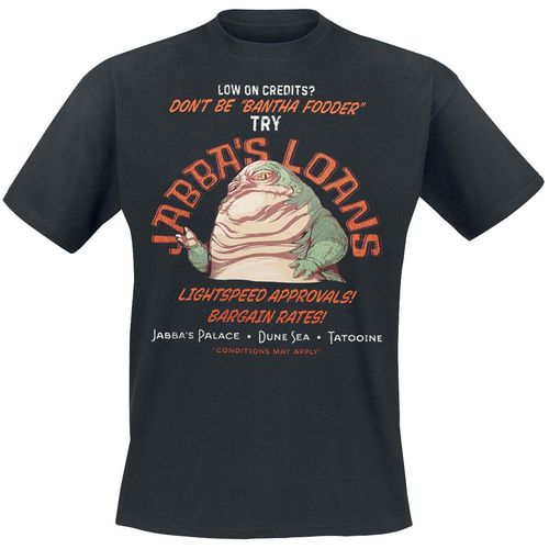 Star Wars Jabba's Loans T-Shirt schwarz in XL